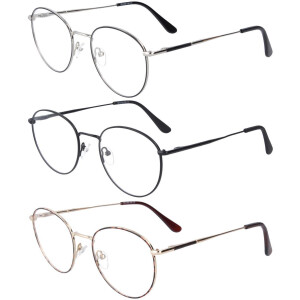 Trendige Edelstahl - Lesebrille TANJA mit Federscharnier...