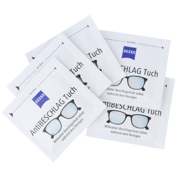 ZEISS AntiBeschlag Tücher 100 Stück Zeiss Antibeschlag Set