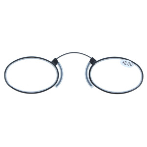 ZWICKER / KNEIFER als Not Lesebrille / Not Lesehilfe aus Metall +3,00 dpt