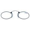 ZWICKER / KNEIFER als Not Lesebrille / Not Lesehilfe aus Metall +3,00 dpt