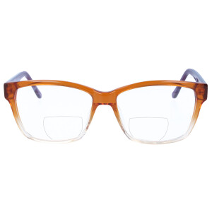 Bunte Kunststoff - Bifokalbrille CYNTHIA mit großem Blickfeld, Federscharnier und individueller Stärke