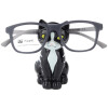 Niedlicher Brillenhalter "Tierchen" als kleine, schwarze Katze