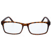 Schicke Kunststofflesebrille RILEY / MR73 mit Federscharnier in Havanna + 3,50 dpt