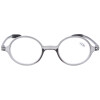 Moderne Fertiglesebrille / -hilfe BENJA in schicker Panto-Form mit flexiblen Bügeln | TR-90 in Grau + 1,50 dpt