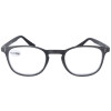 Fertiglesebrille CEDAR mit Federscharnier und Einstecketui in Grau +1,50 dpt