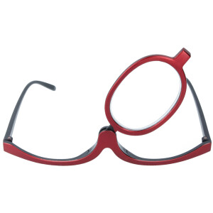 Schwenkbare Schminkbrille / Schminkhilfe aus Kunststoff in verschiedenen Stärken