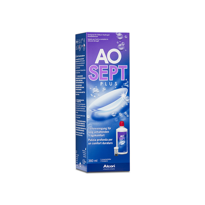 Aosept Plus Kontaktlinsen-Pflegemittel, Einzelflasche, 1 x 360 ml