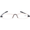 faltbare Lesebrille/Lesehilfe TORGE in Schwarz in der Stärke + 3,00 dpt