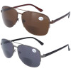 Moderne Nylor Bifokal - Sonnenbrille ULLI (mit Leseteil / Nahteil) in verschiedenen Stärken