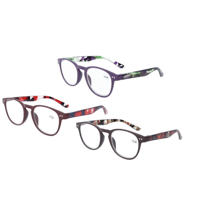 Bunte Lesebrille MERLE mit Federscharnier in unterschiedlichen Farben und Stärken
