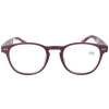 Bunte Lesebrille MERLE mit Federscharnier in unterschiedlichen Farben und Stärken Rot / Havanna + 4,00 dpt