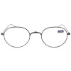 Moderne Metall - Lesebrille LENNARD in einem klassischen Schwarz + 2,50 dpt