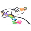 Niedliche Schmuck - Charms "BLINX" aus 3D - Softgummi als Accessoires für Brillenbügel