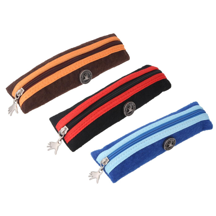 Stylisches Etui ZIPPY aus edlem Filz mit Reißverschluss für viele INY-Lesebrillen
