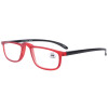 Stylische Lesebrille/ - hilfe ARIZONA mit Federscharnier in Rot/Schwarz + 3,00 dpt