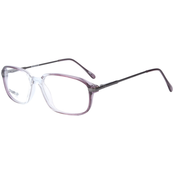 Schlichte StartUp BI6120-14 Unisex - Brillenfassung in Grau-Transparent