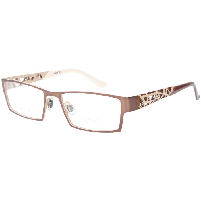 Metallbrillenfassung KK 290 Col2 in braun/ beige