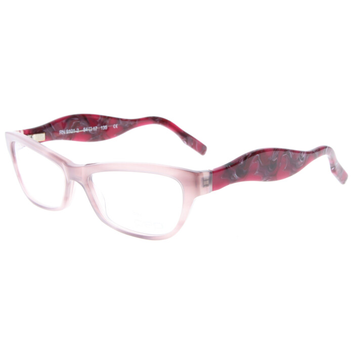 Extravagante-Brillenfassung PEP RN 9101-3 mit Federscharnier in rose