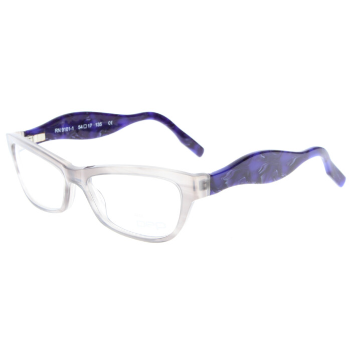 Extravagante-Brillenfassung PEP RN 9101-2 mit Federscharnier in lila