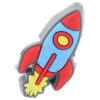 Niedliche Schmuck - Charms "BLINX" aus 3D - Softgummi als Accessoires für Brillenbügel Rakete