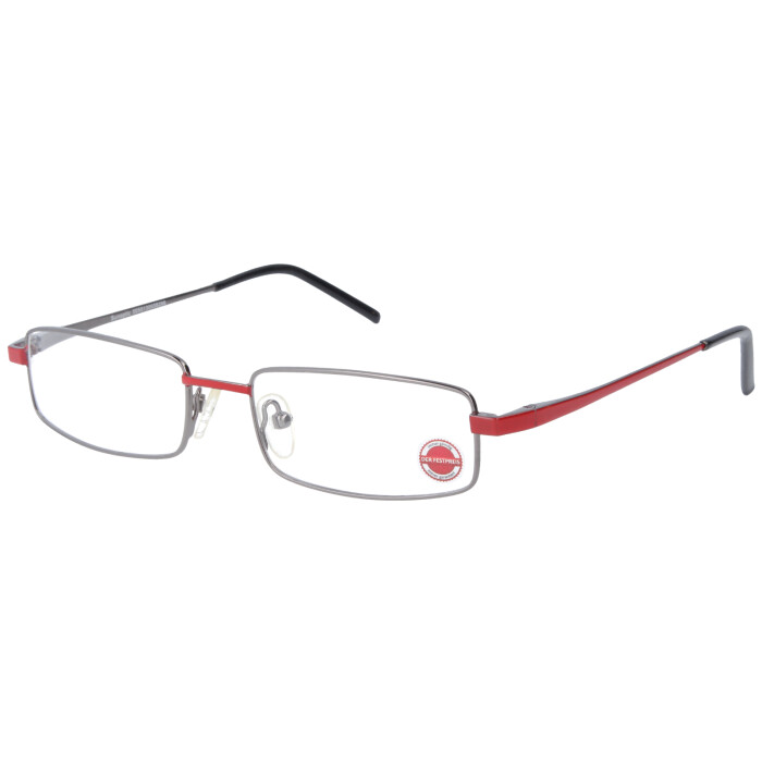 Filigrane Vollrand - Brillenfassung SUNOPTIC  SO 511 in Rot - Gun