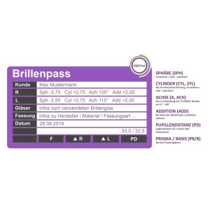 Lesebrille MR60 mit Magnetbügelenden und transparentem Stecketui in individueller Stärke