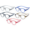 Lesebrille MR60 mit Magnetbügelenden und transparentem Stecketui in individueller Stärke