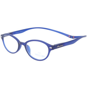 Lesebrille MR61 mit Magnetbügelenden und transparentem Stecketui in individueller Stärke