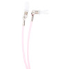 Stylische Brillenkordel aus Silikon "181-DS" mit Silikon - Endschlaufe in Rosa