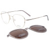 Brillenfassung für Damen mit Sonnenschutzvorhänger Esprit ET 17131 584 in Gold