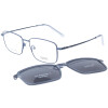 Brillenfassung für Herren mit Sonnenschutzvorhänger Esprit ET 17132 543 in Blau