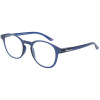 Extra flache Lesebrille MR52 aus Kunststoff mit Federscharnier und Etui in Blau + 3,50 dpt