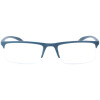 Klassische Lesebrille MR81 aus Kunststoff mit Federscharnier und Etui in Blau + 3,50 dpt