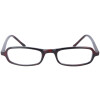 Schmale Lesebrille R65 aus Kunststoff mit Federscharnier in Havanna + 1,00 dpt