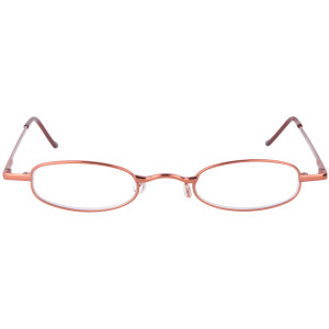 Schlichte, schmale Metall - Lesebrille OR5 mit...