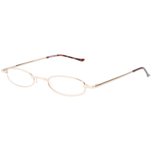 Schlichte, schmale Metall - Lesebrille OR5 mit...