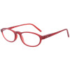 Lesebrille MR57 aus Kunststoff von MONTANA mit Federscharnier in Rot + 1,00 dpt