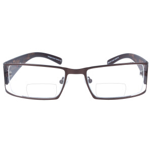 Stylische Nylor - Bifokalbrille Guys Only 3125 aus Edelstahl mit individueller Stärke