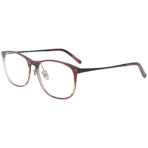 Schlichte Fernbrille MAEVE aus leichtem Acetat mit flexiblem Metall-Nasensteg und individueller Stärke