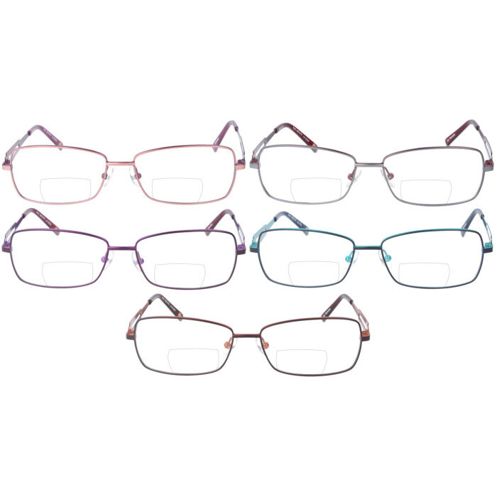 Aufällige, bunte Metall - Bifokalbrille Betty Barclay 1076 mit individueller Stärke