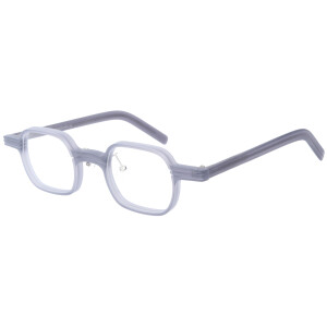 Eckige Fernbrille TODD aus mattem Kunststoff mit flexiblem Metall-Nasensteg und individueller Stärke