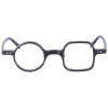 Asymmetrische Kunststoff-Fernbrille REMIGIUS mit flexiblem Metall-Nasensteg und individueller Stärke