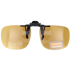 Sonnenschutzvorhänger Solar Cover - Sun PS in Klein mit eintönenden Gläsern in Gelb