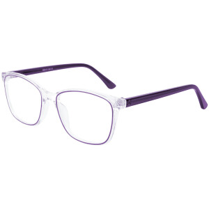 Transparente Bifokalbrille LILO aus Kunststoff & tollen Farbakzenten in individueller Sehstärke
