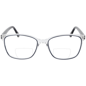 Transparente Bifokalbrille LILO aus Kunststoff &amp;...