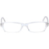 Dezente Kunststoff - Fernbrille CC2133  im trendigen Transparent - Weiß und in individueller Sehstärke