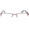 Stylische Fernbrille Guys Only 3139-650 aus Metall mit individueller Stärke in Bordeaux / Silber
