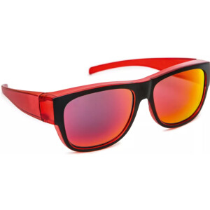 Polarisierende Überbrille mit Verspiegelung in 3 knalligen Farben