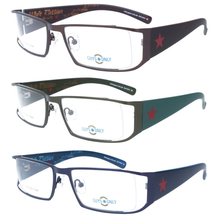 Schicke Metall-Kunststoff - Lesebrille MMI 3125 in stylischen Farben und individueller Sehstärke