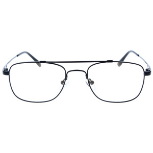 Flexible Metall-Officebrille / Arbeitsplatzbrille DIETER mit großem Blickfeld, Doppelsteg und Sehstärke